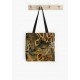 Small tote bag, with drawing of Two Wolves