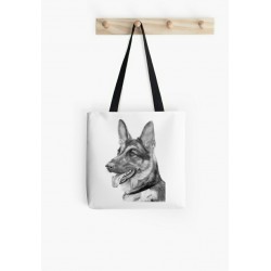 Small tote bag, with drawing of Baby Orangutan