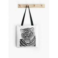 Small tote bag, of giraffe