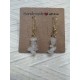 Hand crafted gemstone chip earrings Moonstone