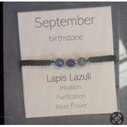 Birthstone adjustable bracelet August Peridot
