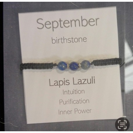 Birthstone adjustable bracelet August Peridot