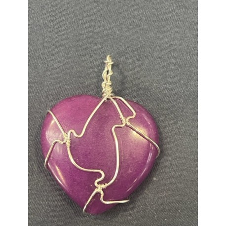 Hand crafted Pendant Rhodonite