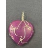 Hand crafted Pendant Purple Agate